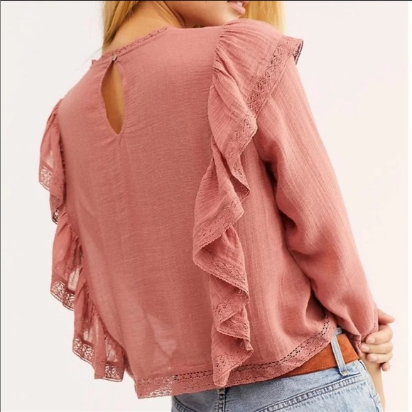 Free People Jasmine Ruffle Top - Picture 4 of 4